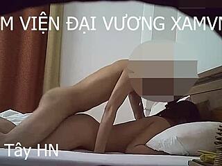 Hot girl Hanh Tay engages in an extremely passionate encounter with a scandalous twist