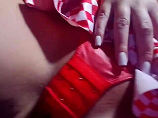 slave licking pussy, getting strap-on fucked?