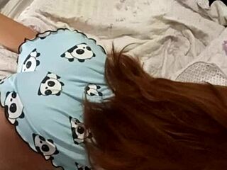 Adoptive stepdaughter has threesome sex with her new stepfathers using sex toy