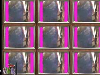 The bbw dries off her sexy body, showing everything before the action