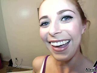 Sovereign Syre engages in bisexual threesome with blowjob, deepthroat, and cumshot.