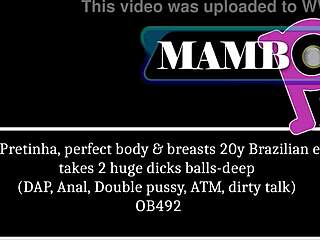 Jenny Pretinha Perfect Body Takes 2 Huge Dicks Balls-Deep Dap Anal Dp Double Pussy Atm Dirty Talk Ob492