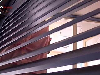 Hot Japanese Babe Prepares Before Porn Scene