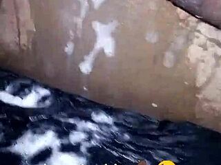 A 19-Year-Old Boy Shaves His Big Black Dick