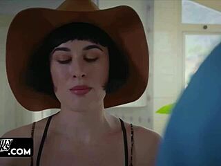 Slender girl banged by her strict step father