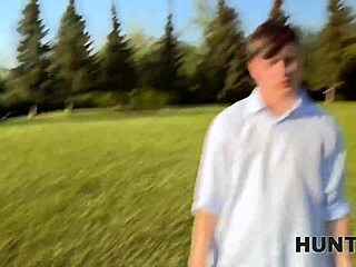 i watch my girlfriend cheat with an old man by the pond, her big tits bouncing as he fucks her pussy.