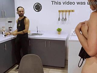 the unfaithful wife sneaks a fuck with her coworker while her husband is away