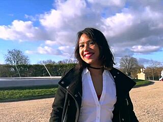 Christina, the petite brunette MILF, unleashes her wild side in her debut video, craving intense pleasure