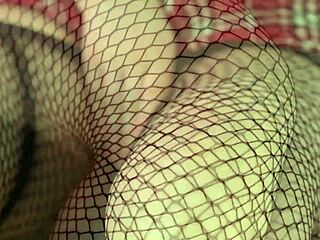 Rip my fishnets and fuck my tight pussy!