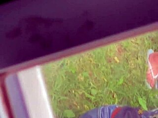 hot stepmom bending over in candid hidden moment