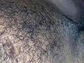 masturbating big black cock lover in sensual session