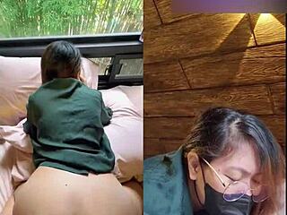 Indonesian aunt intensely fucks her boss at the workplace