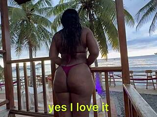 Horny Stranger Pounds Big-Assed Black Woman with Rough Creampie