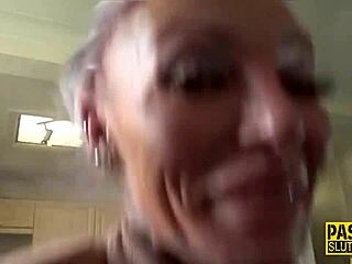 Tattooed submissive milf with big tits gets hardcore anal bdsm