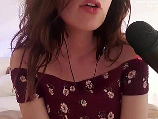 German teen gives dirty talk pussy licking instructions for joi