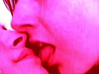 Brunette witch engages in lesbian sex with fingering and licking