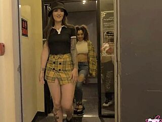 watch this wild foursome at the smoke shop, licking pussies and diving deep!