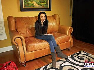 skinny blonde olyssia takes deep pounding in wet pussy and ass