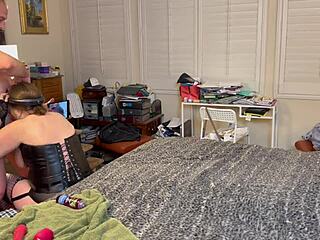 Granny Peggy Sues First Time Pegging Finishes With A Mouthful Of Cum