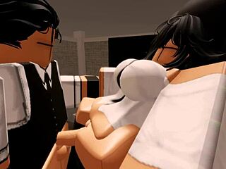 Girlfriend fucks boyfriend hard at the office on Friday