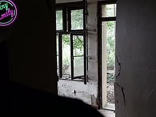 petite german teen emily seduces stranger in halloween roleplay