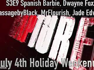 Spanish Barbie's Hardcore Threesome with Big Black Cock