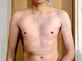 Chacal Caliente Masturbates His Big Monster Cock In Skinny Solo Session.