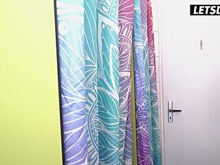 Zuzu Sweet Rides Monster BBC in Hostel Room, Moaning Loudly