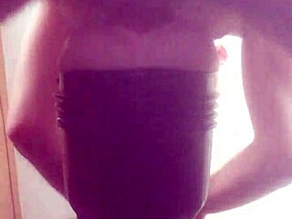 gazzadomm fucks his fleshlight male toy