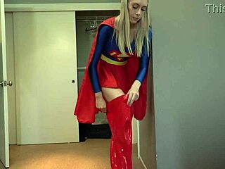 Kay Lovely as Supergirl in Disgraceful Participation!