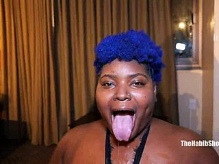 Black rose makes mess on godiva the slurp goddess