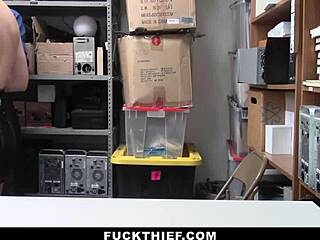 Teen thief convinces officer of innocence before getting fucked.