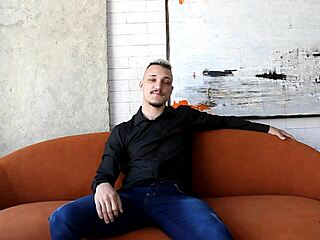 Testing the sofa with gorgeous Reh Queen.