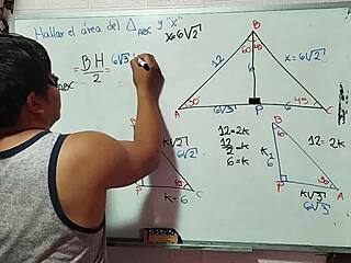 Asian Nerd Student Teaches Teacher in Bedroom