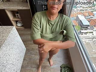 Emotional Passion With My Stepsister In The Kitchen.