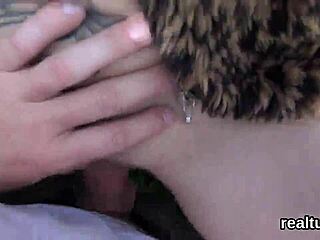 feeling teased, the czech teen gets rode in pov at the mall.