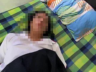 pervert padrastro destroys skinny 18yo hijastra pussy when alone in room 😈