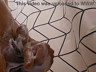 Masturbating in the shower, part two