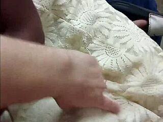 Black Young 18+ Woman Gives White Man Very Good Blowjob and Big Perfect Titty Fuck for Views