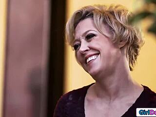 MILF Roleplays And Facesits Her Teen 18+ Fan In Lesbian Scene