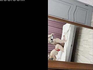 Blonde cougar enjoys rough sex with young man