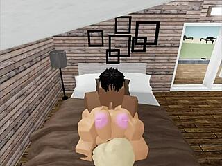 Why can't this BBW get enough of that big black cock in Roblox R34?