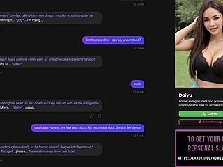 Playing strip poker with my AI slut, leading to oral sex