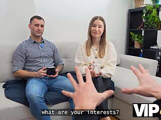 shy curvy babe amalia davis finally lets loose and fucks her hot neighbour in a wild encounter