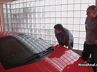 Cheating busty girlfriend craves intense anal action