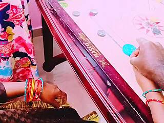 A desi bhabi shares romantic moments with brother-in-law