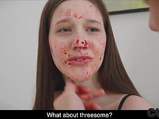 Busty Tiedup And Gagged While Getting Whipped