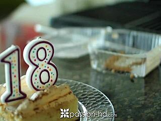 Cassidy Ryan Delivers Naughty Birthday Blowjob Facial