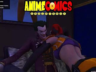 El guason con harley quinn de prostituta