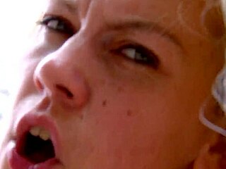 Curvy Blonde Sucks and Fucks Huge Dick!